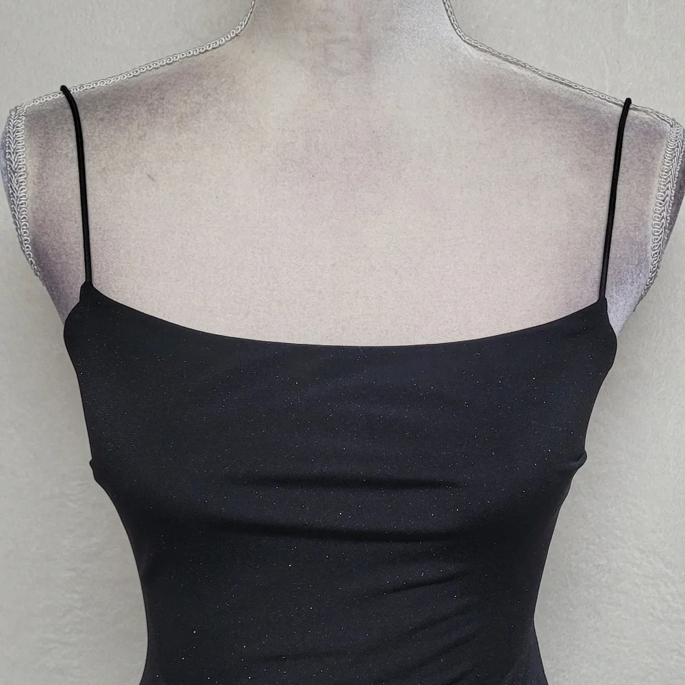 Windsor Moment To Shine Open Back Glitter Dress Mini Dress Strappy Back Sexy